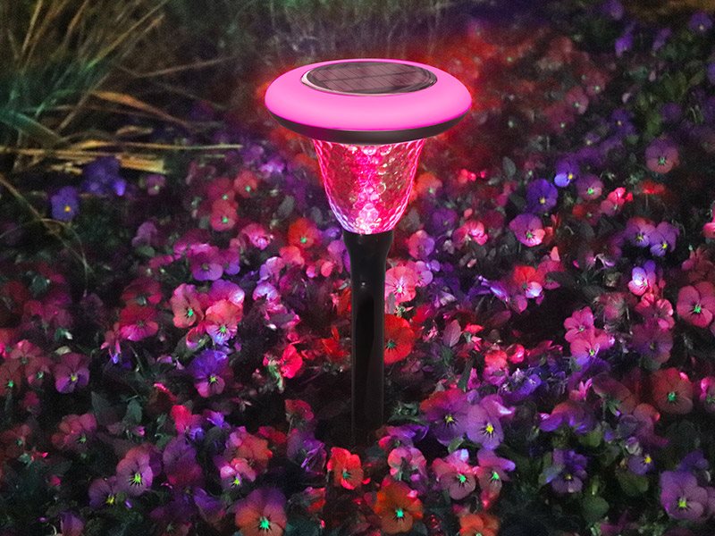 LED Solar Crystal Garden